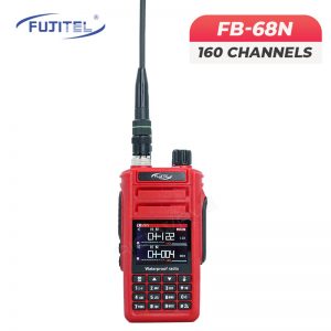 วิทยุสื่อสาร Fujitel FB-68N 5 วัตต์ ชาร์จ USB-C กันน้ำ IP68